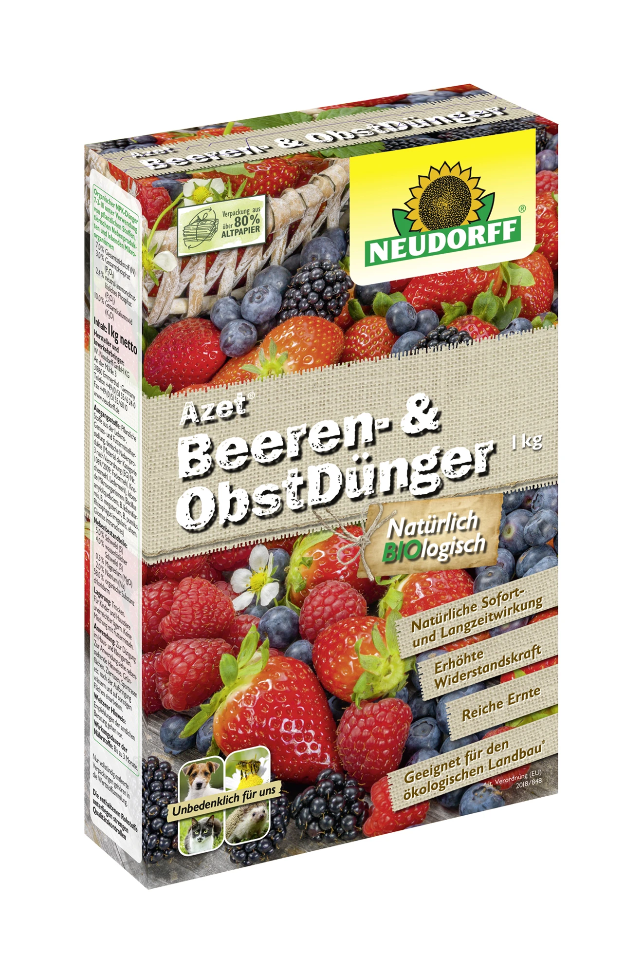 Azet Beeren- Und ObstDünger (1 Kg) | Dünger Von Neudorff 1 Azet Beeren- Und ObstDünger (1 Kg) | Dünger Von Neudorff