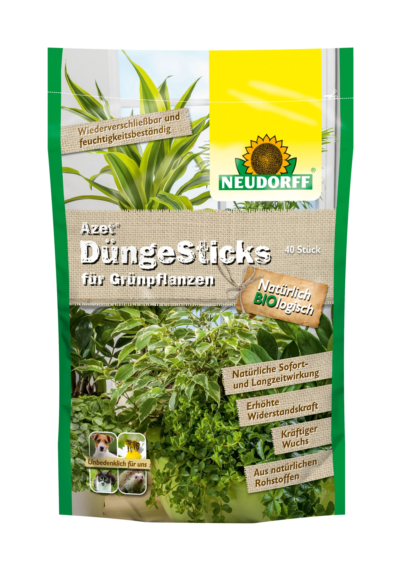 Azet DüngeSticks Für Grünpflanzen (40 Sticks) | Dünger Von Neudorff 1 Azet DüngeSticks Für Grünpflanzen (40 Sticks) | Dünger Von Neudorff