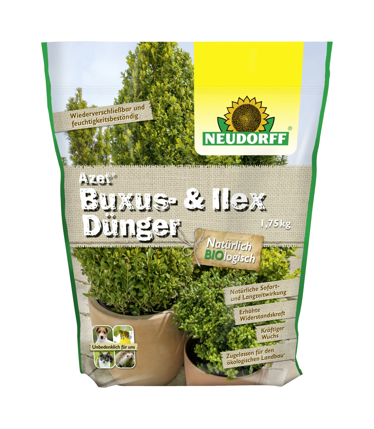 Azet Buxus- & IlexDünger (1,75 Kg) | Dünger Von Neudorff 1 Azet Buxus- & IlexDünger (1,75 Kg) | Dünger Von Neudorff
