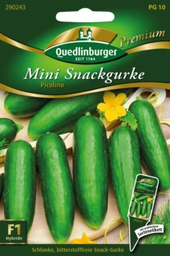 Mini-Snackgurken Picolino | Minigurkensamen Von Quedlinburger