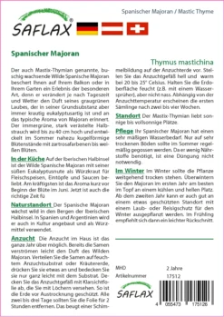 Spanischer Majoran | Majoransamen Von Saflax