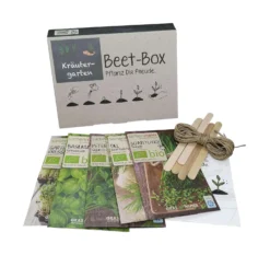 Beet-Box &quot;Kräutergarten&quot; | BIO Kräutersamen-Sets Von Samen Maier -Blüte Und Blatt 536642 BIO Beet Box Kraeutergarten MHD 12 2021 BB02 sm 0