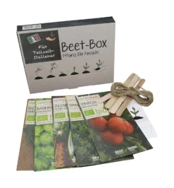 Beet-Box &quot;Für Teilzeit-Italiener&quot; | BIO Gemüsesamen-Sets Von Samen Maier -Blüte Und Blatt 536706 BIO Beet Box Fuer Teilzeit Italiener BB06 sm 0
