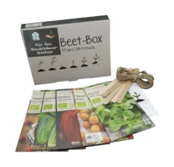 Beet-Box "Für Den Gewächshausgärtner" | BIO Gemüsesamen-Sets Von Samen Maier -Blüte Und Blatt 536712 BIO Beet Box Fuer den Gewaechshausgaertner BB14 sm 0