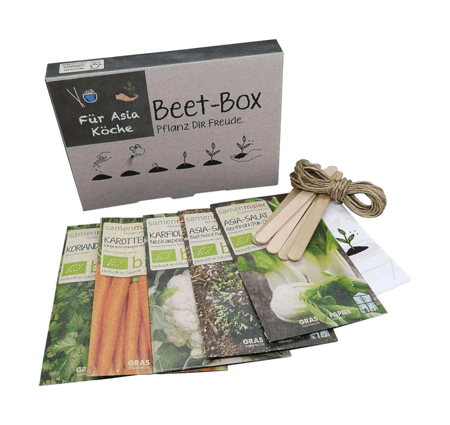 Beet-Box "Für Asia Köche" | BIO Gemüsesamen-Sets Von Samen Maier 4 Beet-Box "Für Asia Köche" | BIO Gemüsesamen-Sets Von Samen Maier – Bild 4