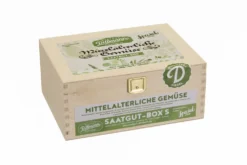 Mittelalterliche Gemüse Saatgut - Box S (Holzbox) | Gemüsesamen-Sets Von Saatgut Dillmann