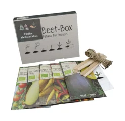 Beet - Box Frohe Weihnachten | BIO Gemüsesamen-Sets Von Samen Maier -Blüte Und Blatt 549613 BIO Beet Box Frohe Weihnachten MHD 02 2022 BB28 sm 0