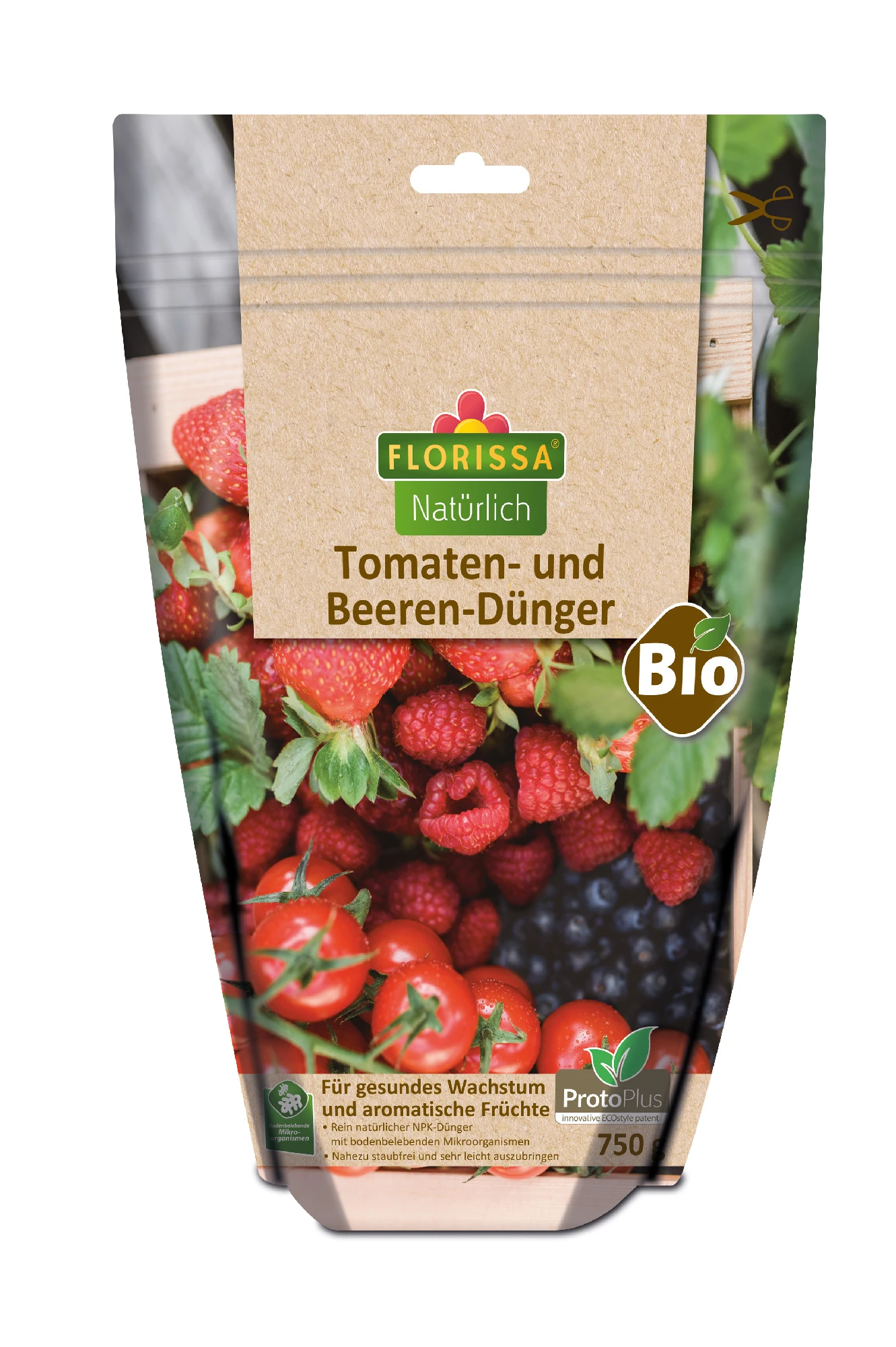 Spezialdünger Für Tomaten Und Beeren (750 G) | BIO Dünger Von Florissa 2 Spezialdünger Für Tomaten Und Beeren (750 G) | BIO Dünger Von Florissa – Bild 2