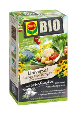 Universal Langzeit-Dünger Mit Schafwolle (2 Kg) | BIO Dünger Von COMPO