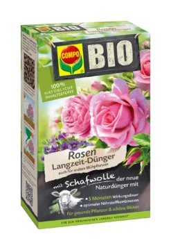 Rosen Langzeit-Dünger Mit Schafwolle (750 G) | BIO Dünger Von COMPO