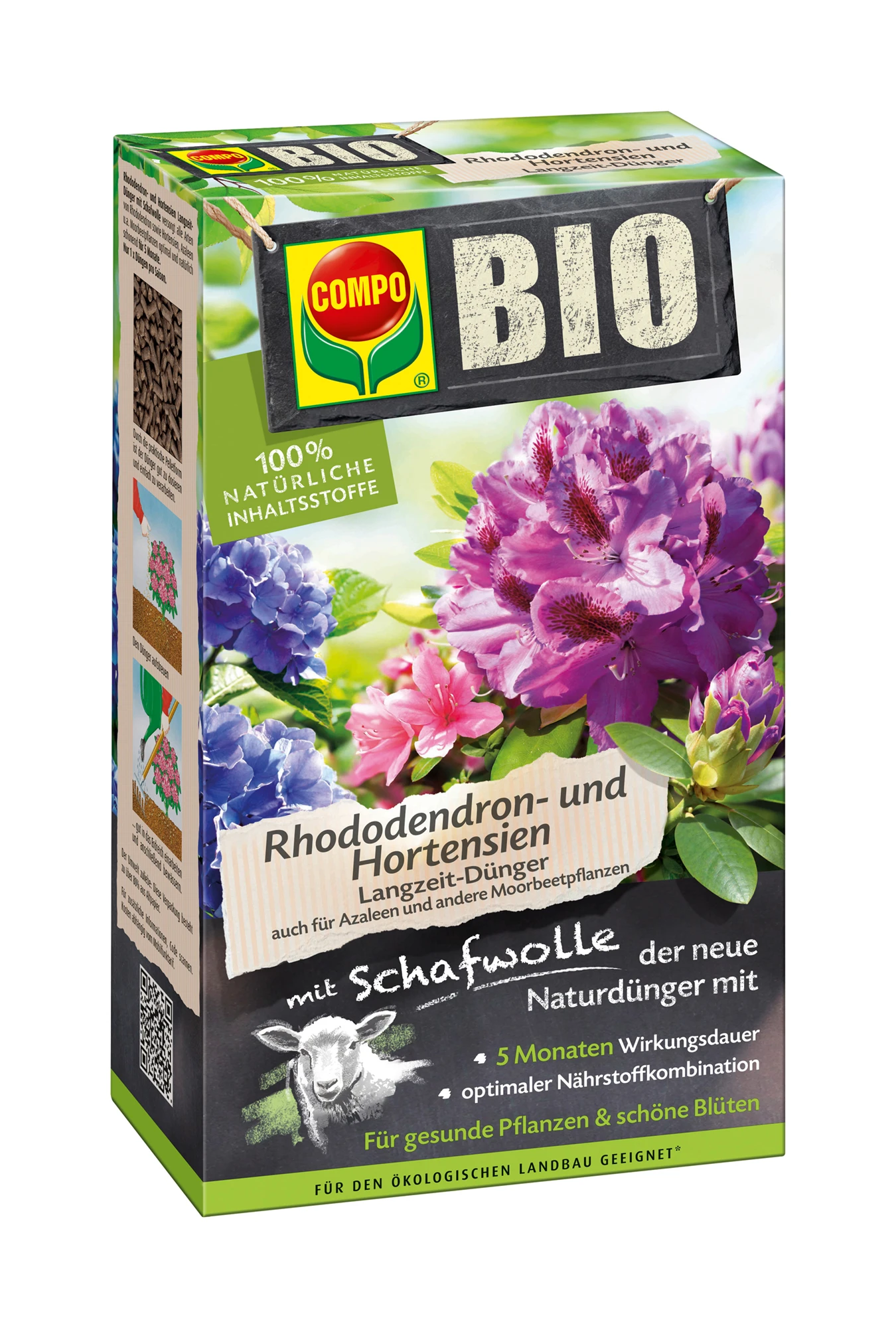 Rhododendron- Und Hortensien Langzeit-Dünger Mit Schafwolle (2 Kg) | BIO Dünger Von COMPO 1 Rhododendron- Und Hortensien Langzeit-Dünger Mit Schafwolle (2 Kg) | BIO Dünger Von COMPO