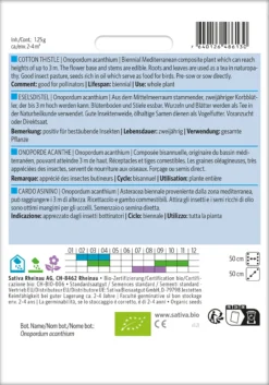 Eselsdistel | BIO Heilpflanzensamen Von Sativa Rheinau