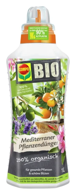 Mediterraner Pflanzendünger (1 L) | BIO Flüssigdünger Von COMPO