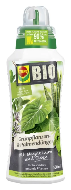 Grünpflanzen- Und Palmendünger (500 Ml) | BIO Flüssigdünger Von COMPO