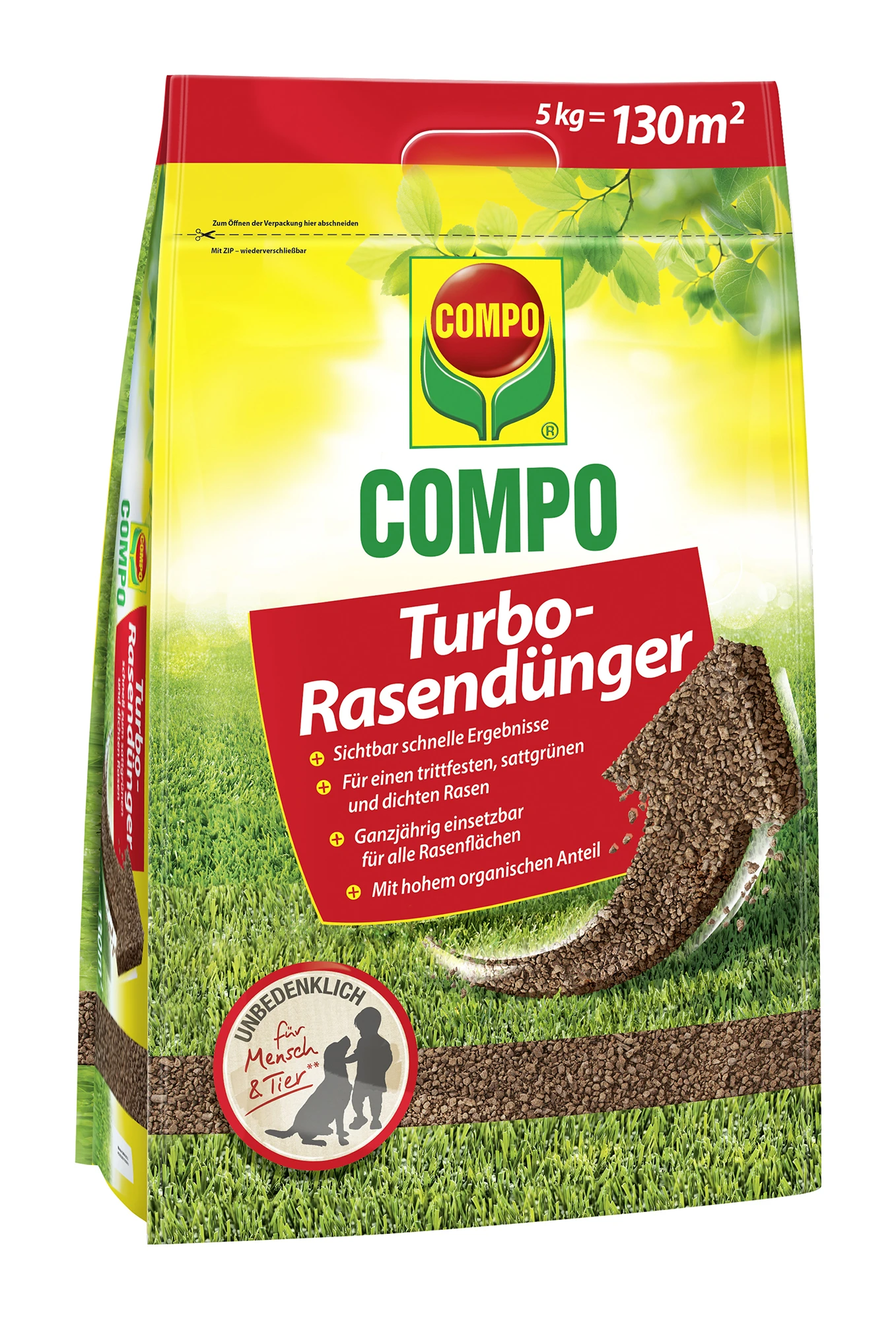 Turbo-Rasendünger (5 Kg) | Rasendünger Von COMPO 1 Turbo-Rasendünger (5 Kg) | Rasendünger Von COMPO