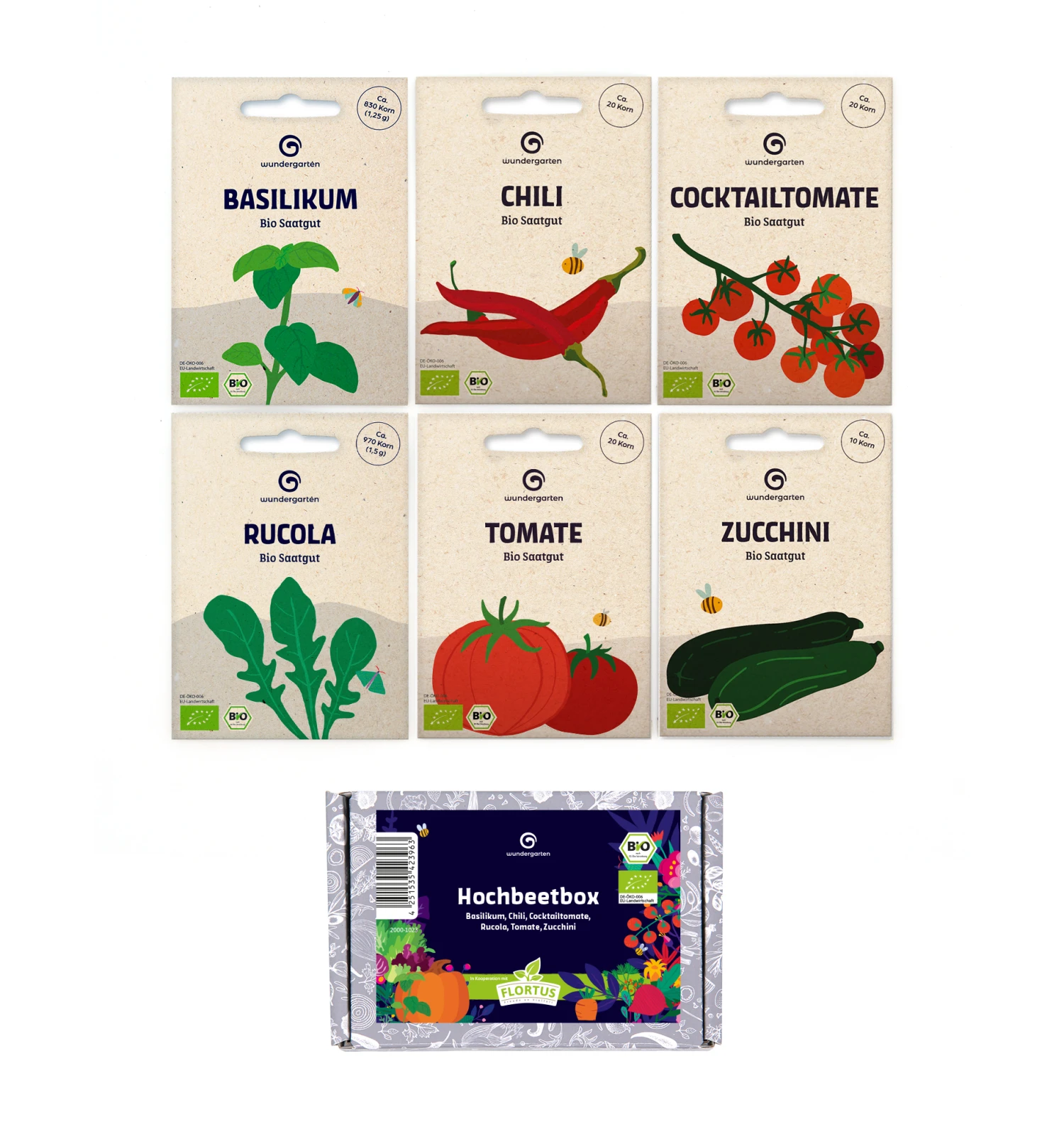 Hochbeetbox Set | BIO Gemüsesamen-Sets Von Wundergarten 1 Hochbeetbox Set | BIO Gemüsesamen-Sets Von Wundergarten